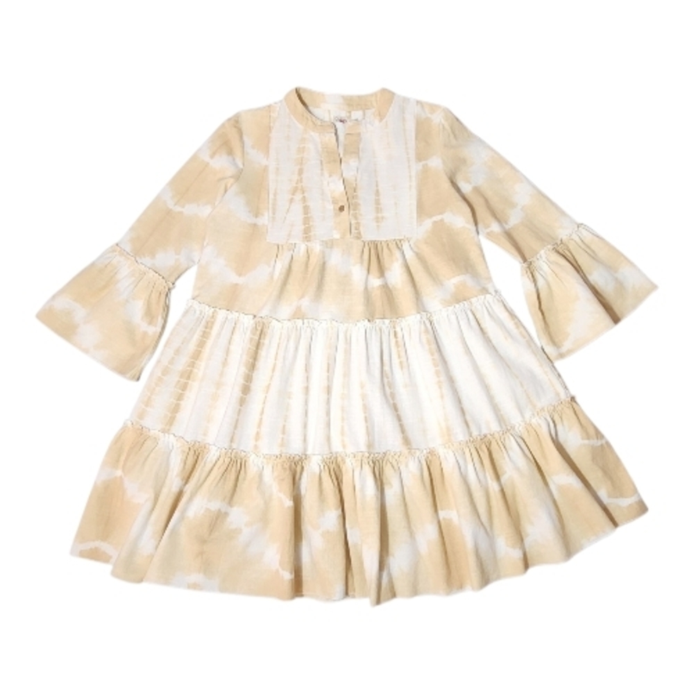 FAHERTY Vida Tie Dye Cotton Trapeze Dress